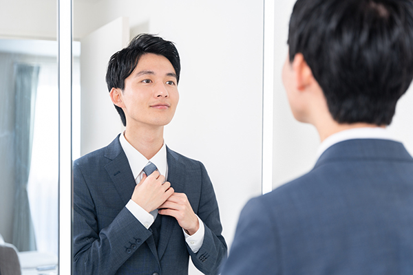 スーツをお洒落に見せるコーディネートの3原則