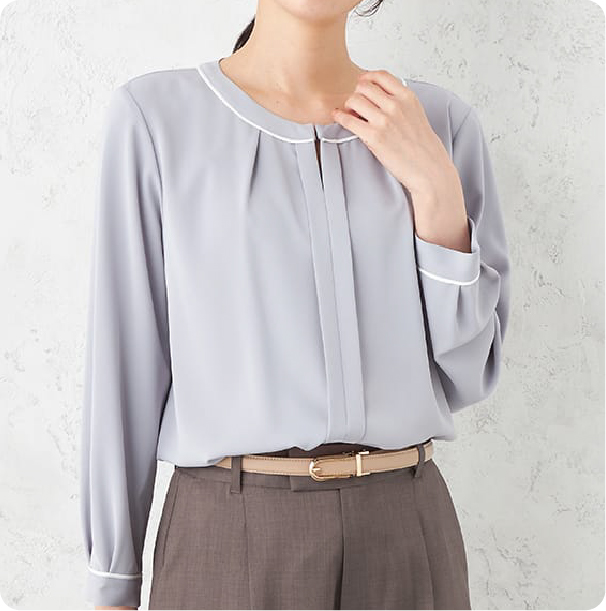 ON CLOSET 配色アクセントブラウス 3