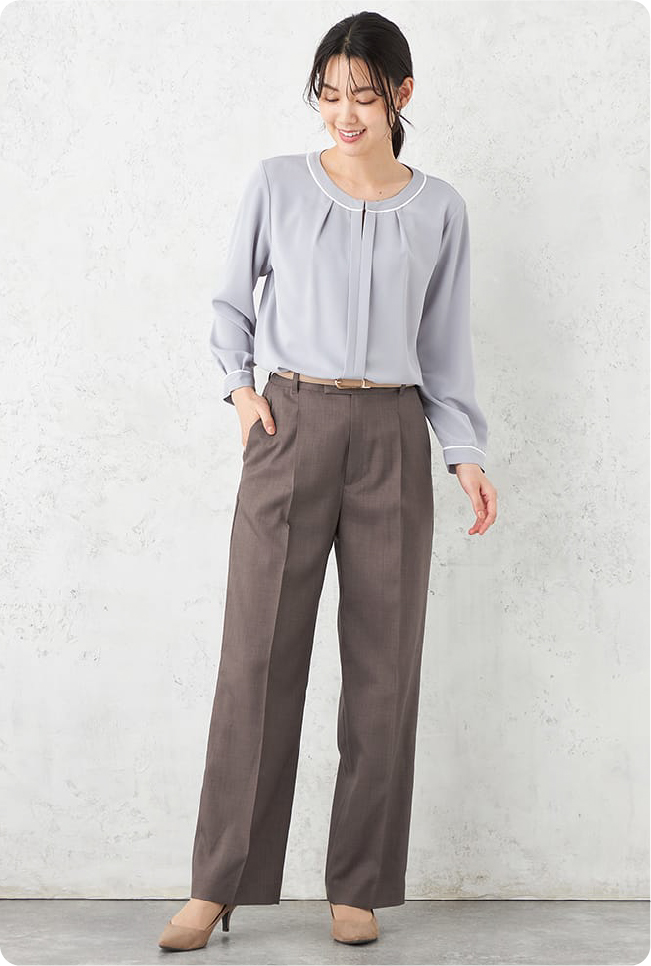 ON CLOSET 配色アクセントブラウス 4