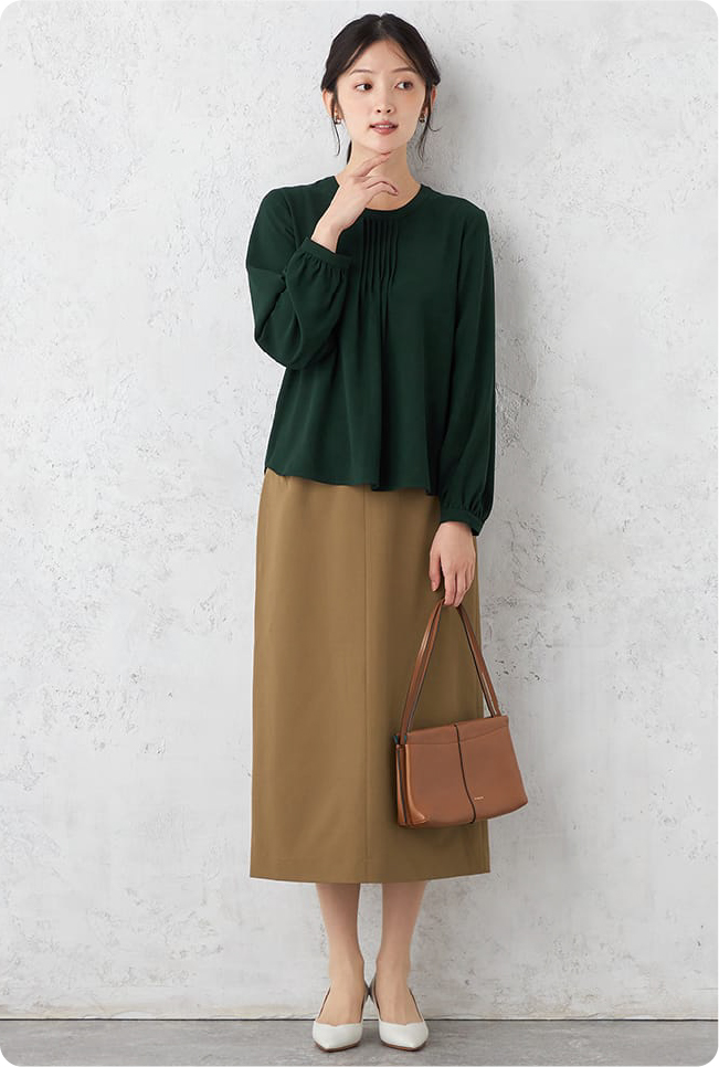 ON CLOSET ピンタックブラウス 3