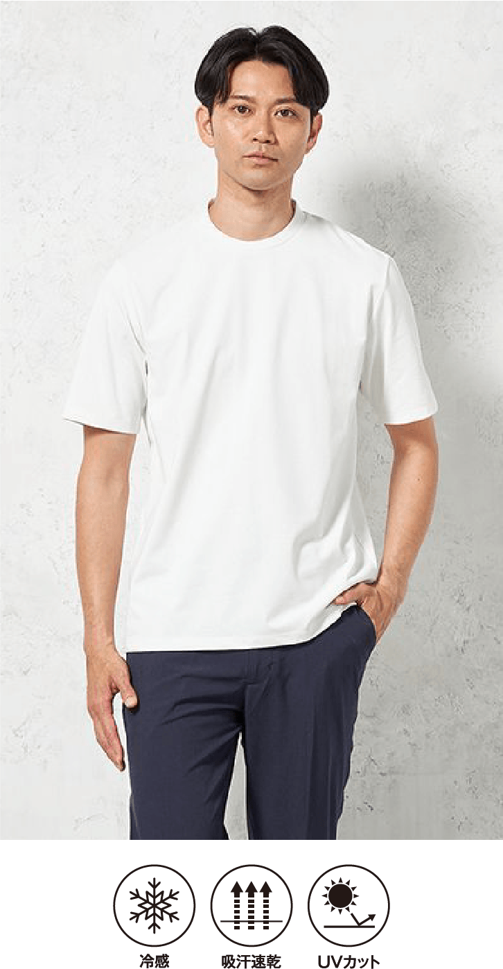 M3LABOクルーネックビズTシャツ