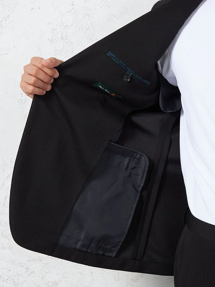 極美品　リッケンバッカー　テーラードジャケット　麻100％　千鳥　AB8 XL 11189214-