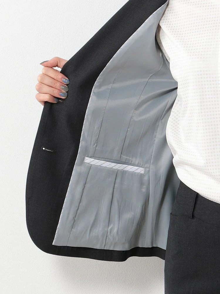 ウォッシャブル】レディスジャケット ストレッチ S＆M