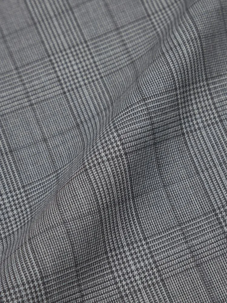 Burberrys CHECK PATTERNED DOUBLE DESIGN WOOL SET UP SUIT