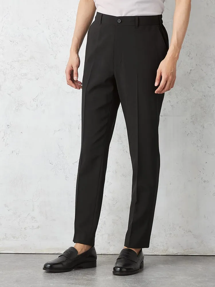 【AIRSUIT】裾上げ済みセットアップスラックスパンツノータック防シワ（イージーケア）ストレッチ通年吸水速乾UVカット春夏