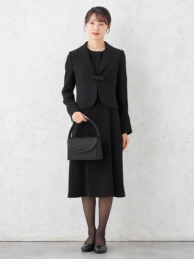 【ViVi】ウォッシャブルショールカラーアンサンブルフォーマル上下ウォッシャブル通年