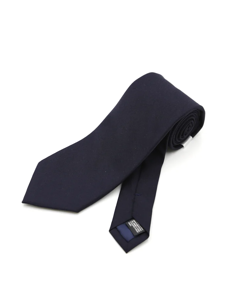 【ウール混】ネクタイREDAスーツ生地無地リッケンバッカー