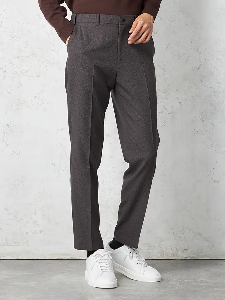 【ＴＯＫＹＯＲＵＮ】アムンゼンセットアップパンツ無地ウォッシャブルノータック秋冬