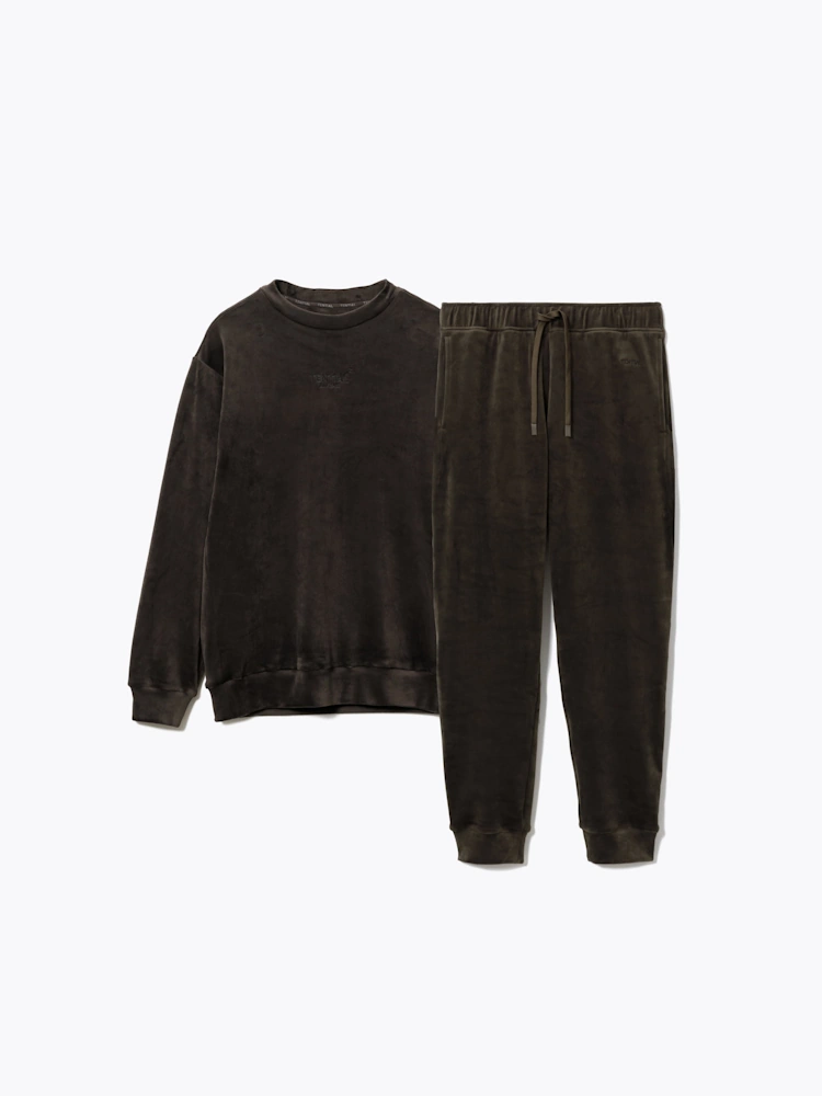 【テンシャル】BAKUNEVelourLongSleeveLongPantsUnisex下TENTIAL