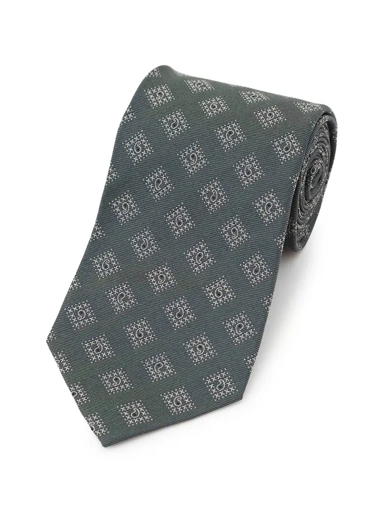 【リッケンバッカー×タイユアタイ】コラボネクタイペイズリーレギュラー秋冬