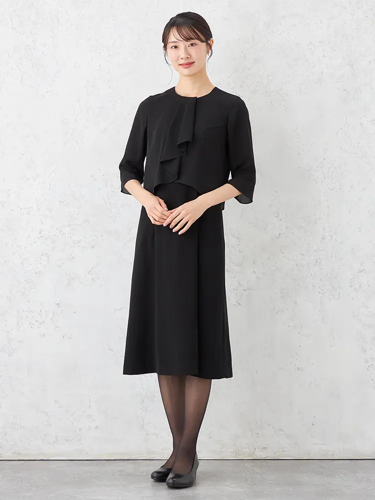 【ViVi】ウォッシャブルショールカラーアンサンブルフォーマル上下ウォッシャブル通年