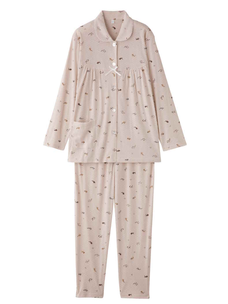 レディース大きめボタンパジャマ【CF】