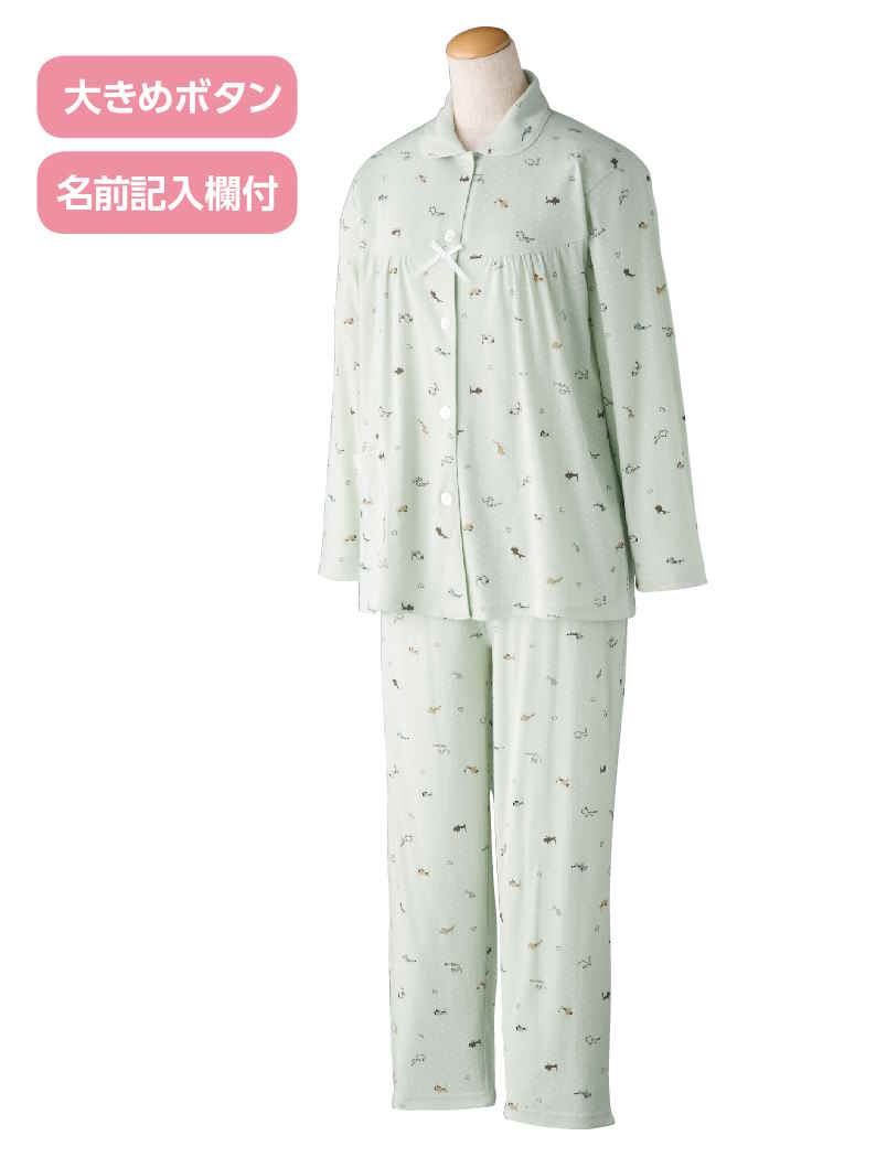 レディース大きめボタンパジャマ【CF】
