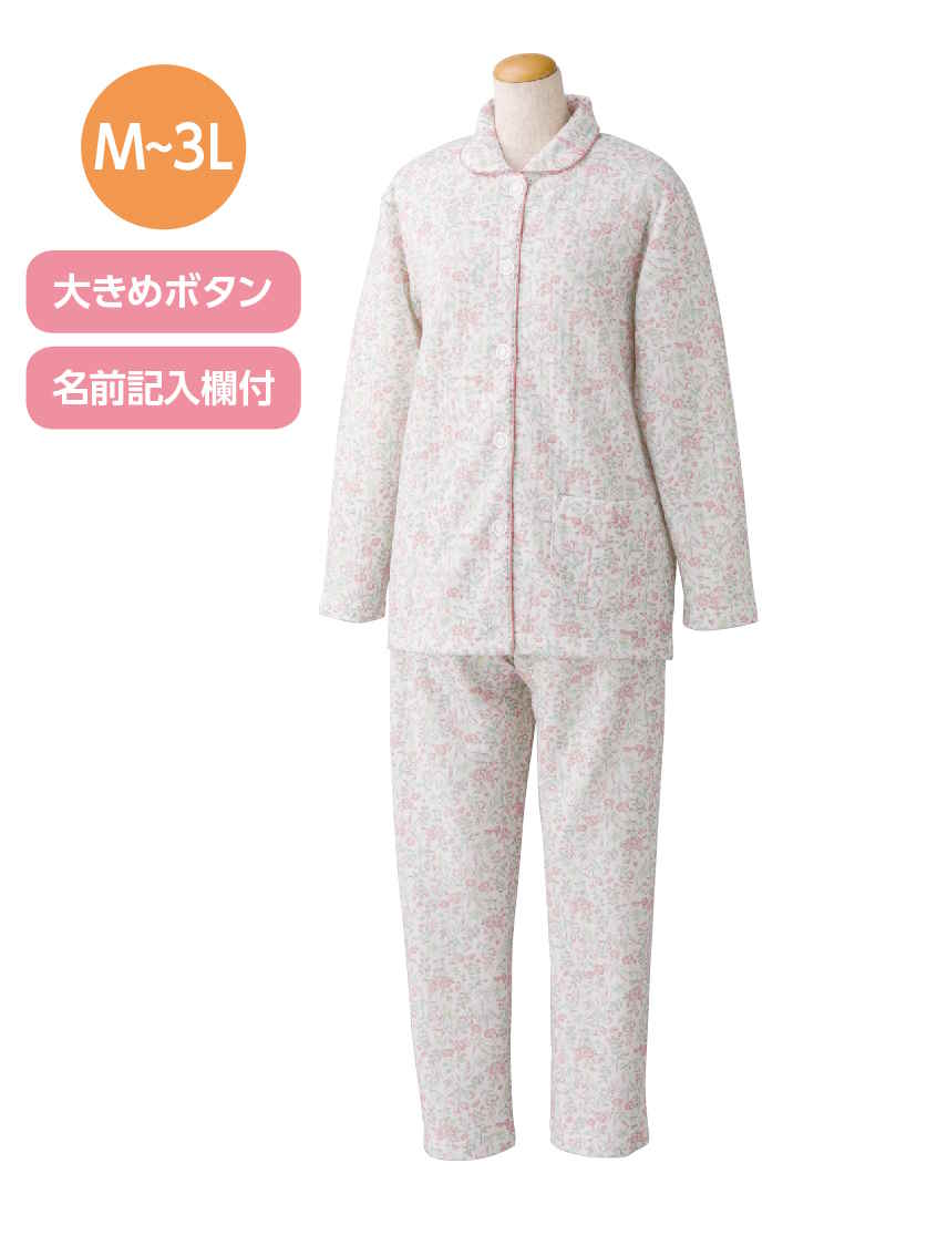 大きめボタンキルトパジャマ／敬老の日／ギフト／プレゼント【CF】