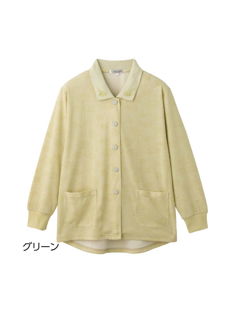 レディースワンタッチテープポロカーディ／婦人用／前開き／ポロシャツ／カーディガン【CF】