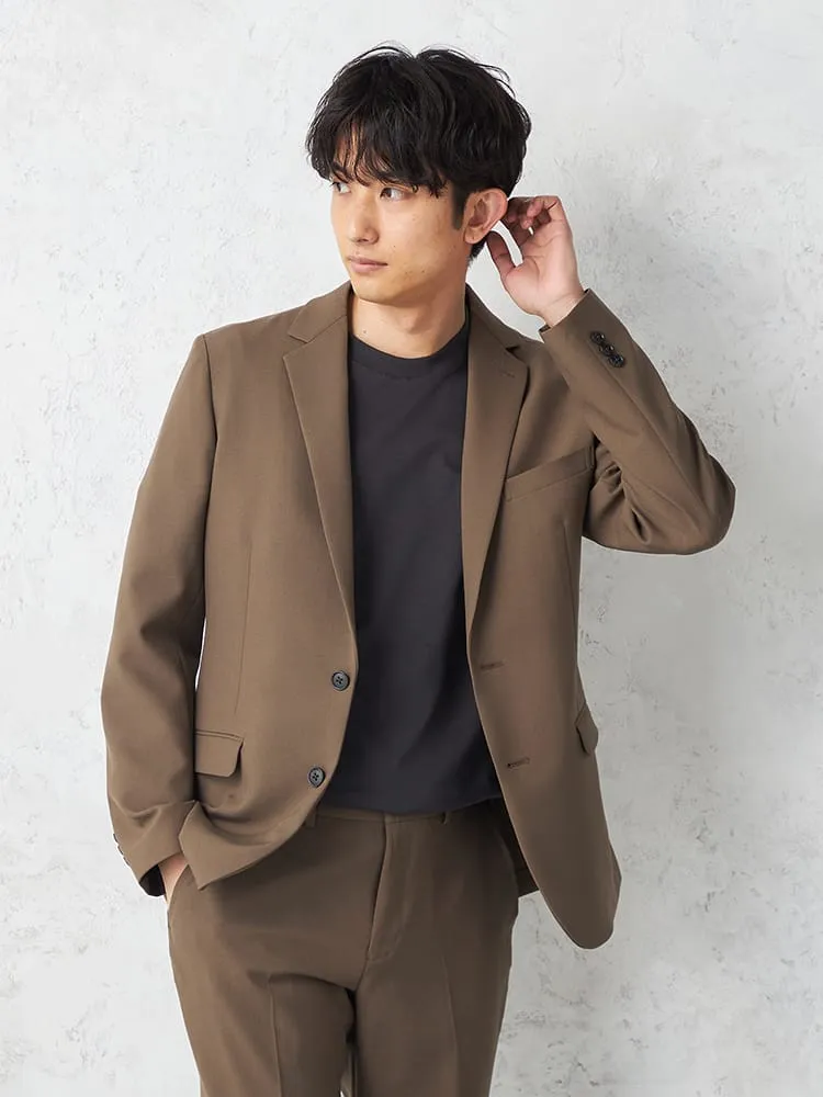 【即納】【WEB限定】 【TOKYO RUN】 セットアップ ジャケット 2つボタン  ストレッチ 通年 ウォッシャブル