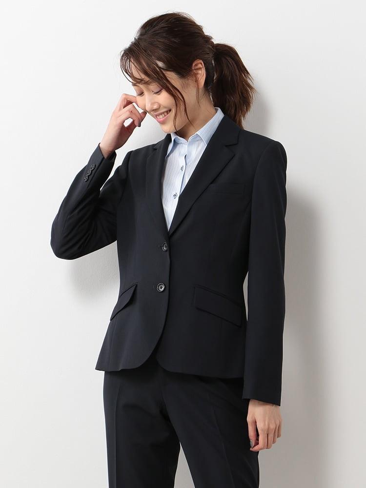 レディースジャケット(ネイビー)｜ビジネススーツ・スーツのはるやま オンライン【公式通販】