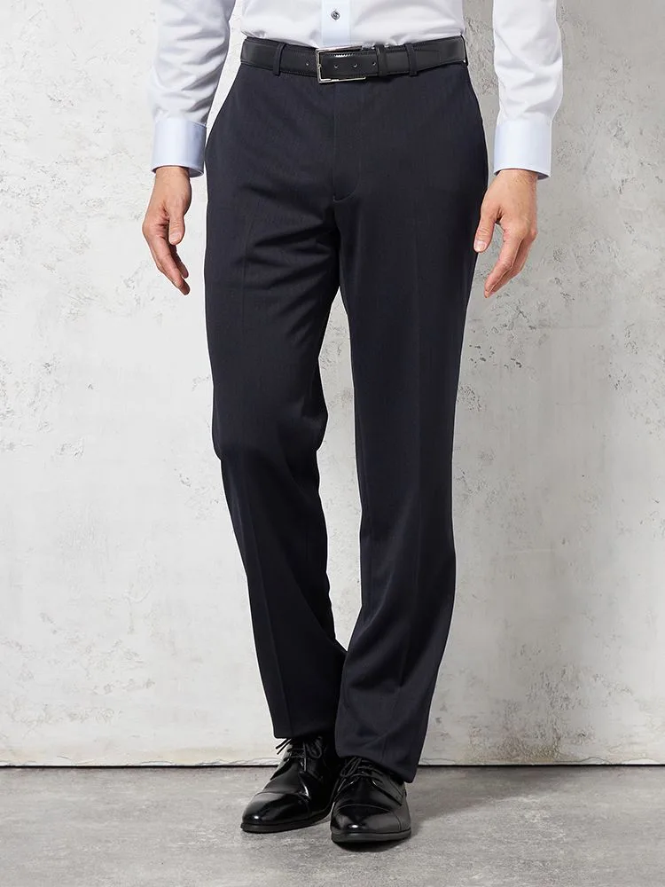 【i-Pants-アイパンツ-】パンツ スラックス ノータック ストレッチニット素材 ウォッシャブル シャドウストライプ RUCKEN BACCHAR 春夏