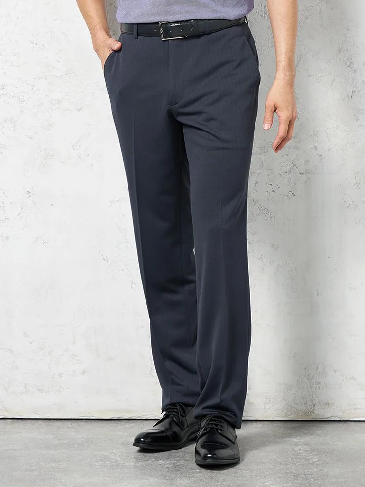 【i-Pants-アイパンツ-】パンツ スラックス ノータック ストレッチニット素材 ウォッシャブル シャドウストライプ RUCKEN BACCHAR 春夏