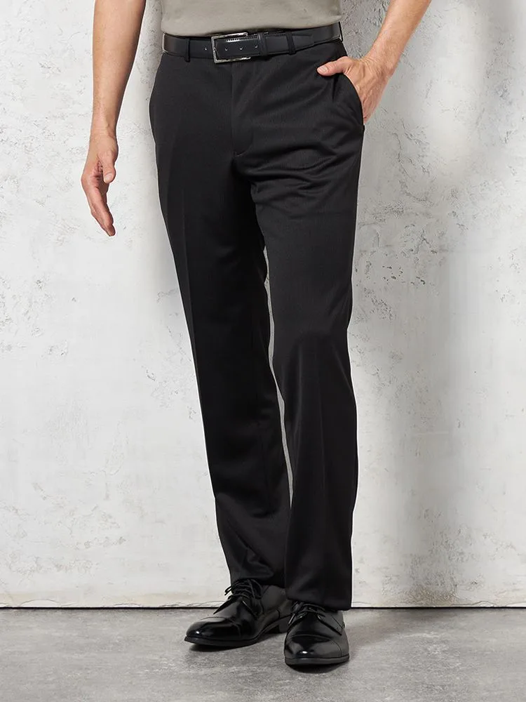 【i-Pants-アイパンツ-】パンツ スラックス ノータック ストレッチニット素材 ウォッシャブル シャドウストライプ RUCKEN BACCHAR 春夏