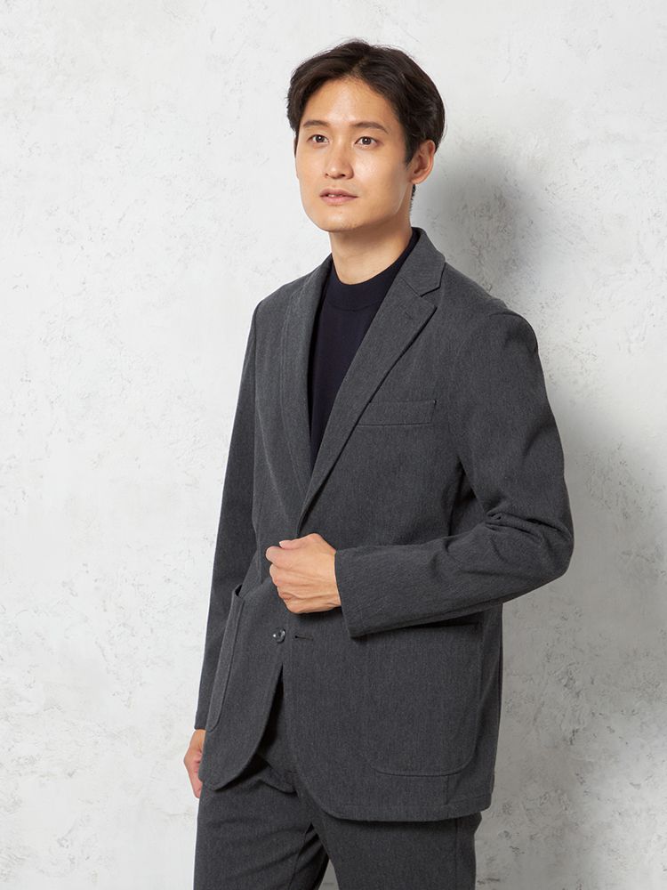 デニスラ】ジャケット TAILORED JACKET ストレッチ 無地 EDWIN 秋冬